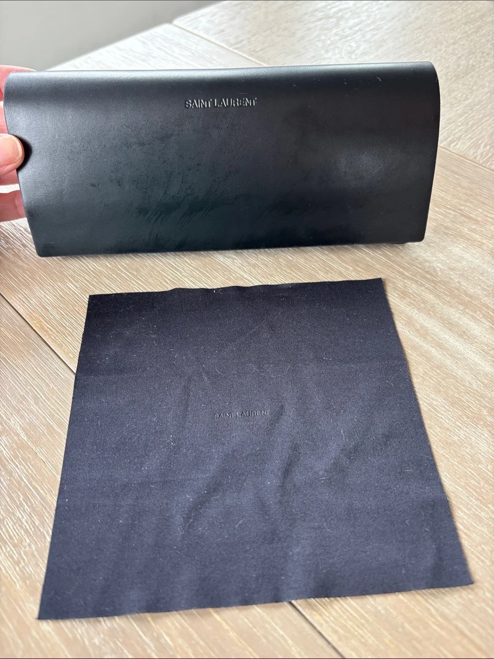 Saint Laurent | Accessories | Saint Laurent Black Leather  display picture 3